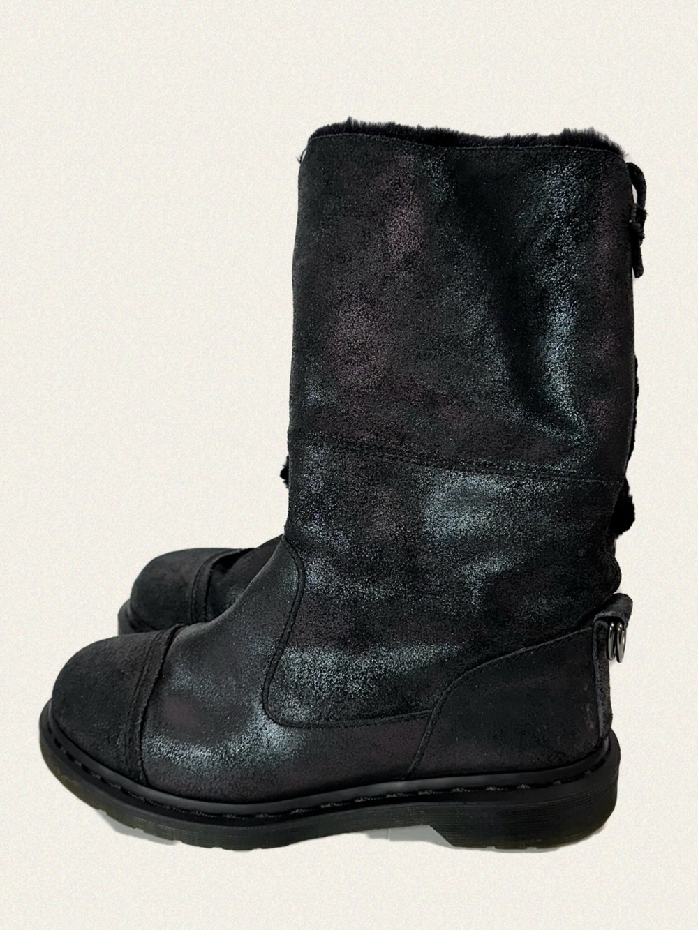 Dr. Martens Pasha Crackle Suede Boot - Picture 7 of 11